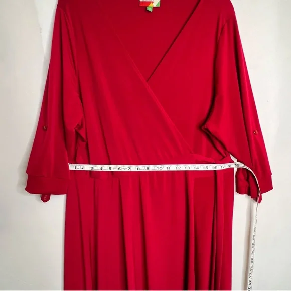 Modcloth Red Midi Dress - Picture 5 of 9
